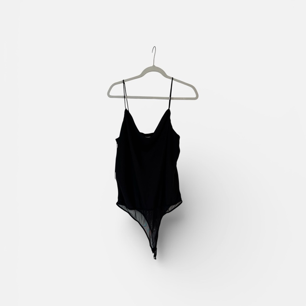 Astr Black Women's Camisole Slip